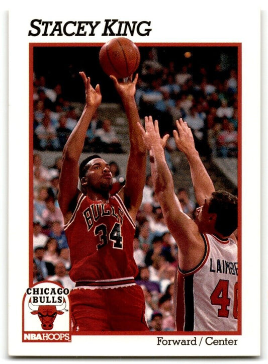 1991-92 Hoops Stacey King Chicago Bulls #31