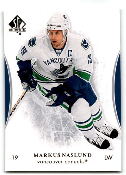 2007-08 SP Authentic Markus Naslund Vancouver Canucks #90