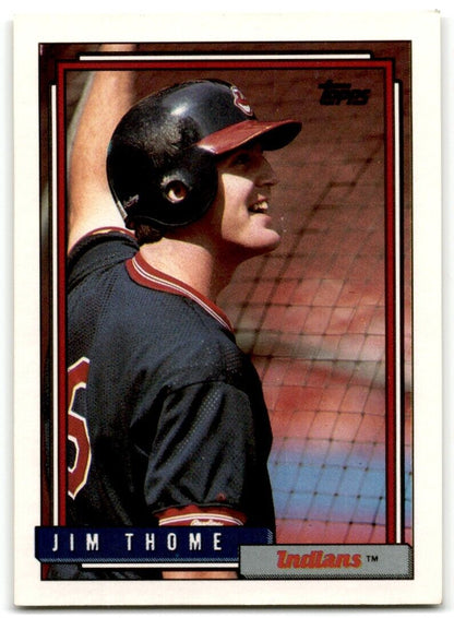 1992 Topps Jim Thome Cleveland Indians #768