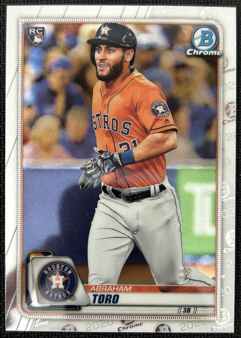 2020 Bowman Chrome Abraham Toro Rookie Houston Astros #91