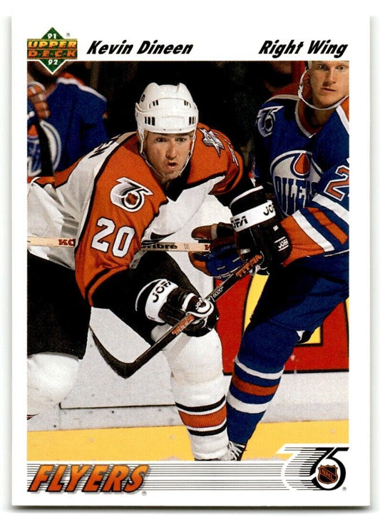 1991-92 Upper Deck Kevin Dineen Philadelphia Flyers #530