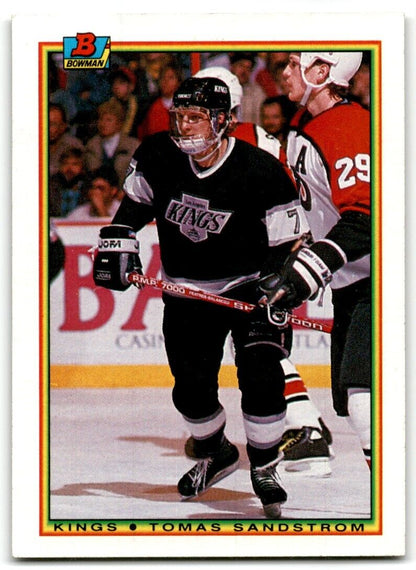 1990-91 Bowman Tomas Sandstrom Los Angeles Kings #141