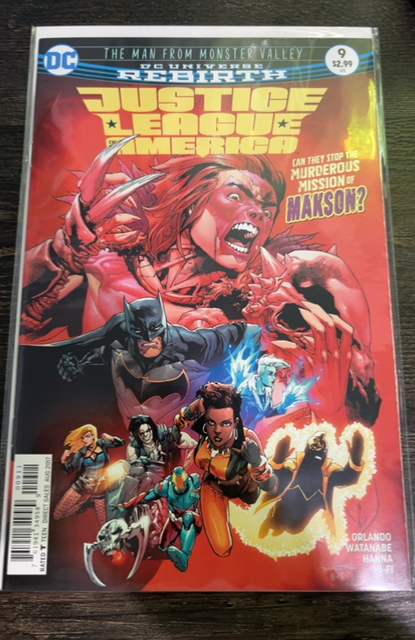 Justice League of America #9  - 2017 series DC comics