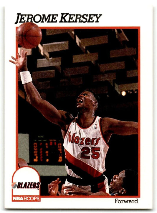 1991-92 Hoops Jerome Kersey Portland Trail Blazers #176