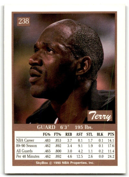 1990-91 SkyBox Terry Porter Portland Trail Blazers #238