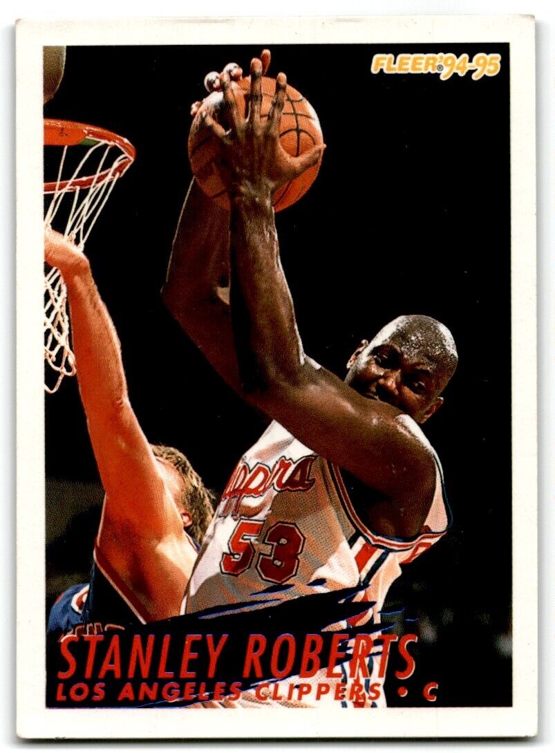 1994-95 Fleer Stanley Roberts Los Angeles Clippers #102