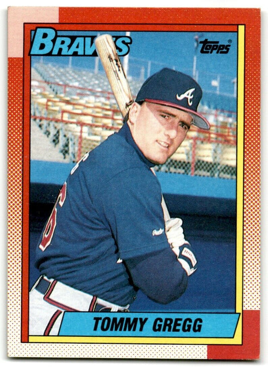 1990 Topps Tommy Gregg Atlanta Braves #223