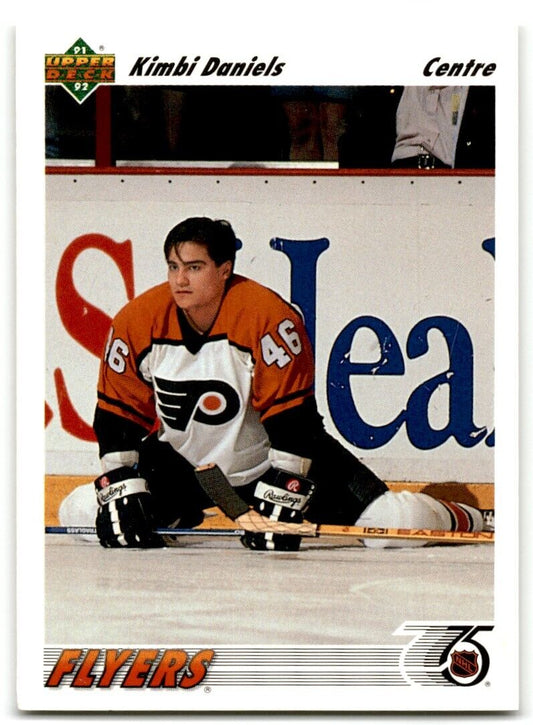 1991-92 Upper Deck Kimbi Daniels Rookie Philadelphia Flyers #492