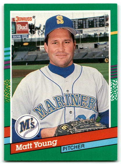 1991 Donruss Matt Young Seattle Mariners #493