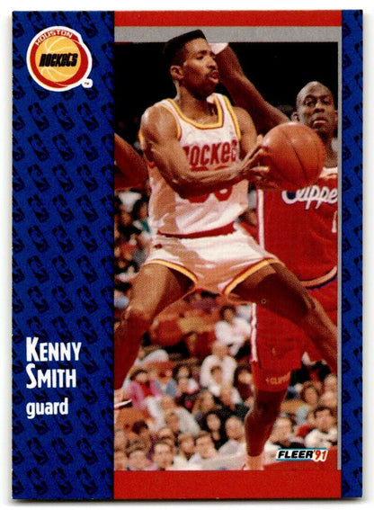 1991-92 Fleer Kenny Smith Houston Rockets #78