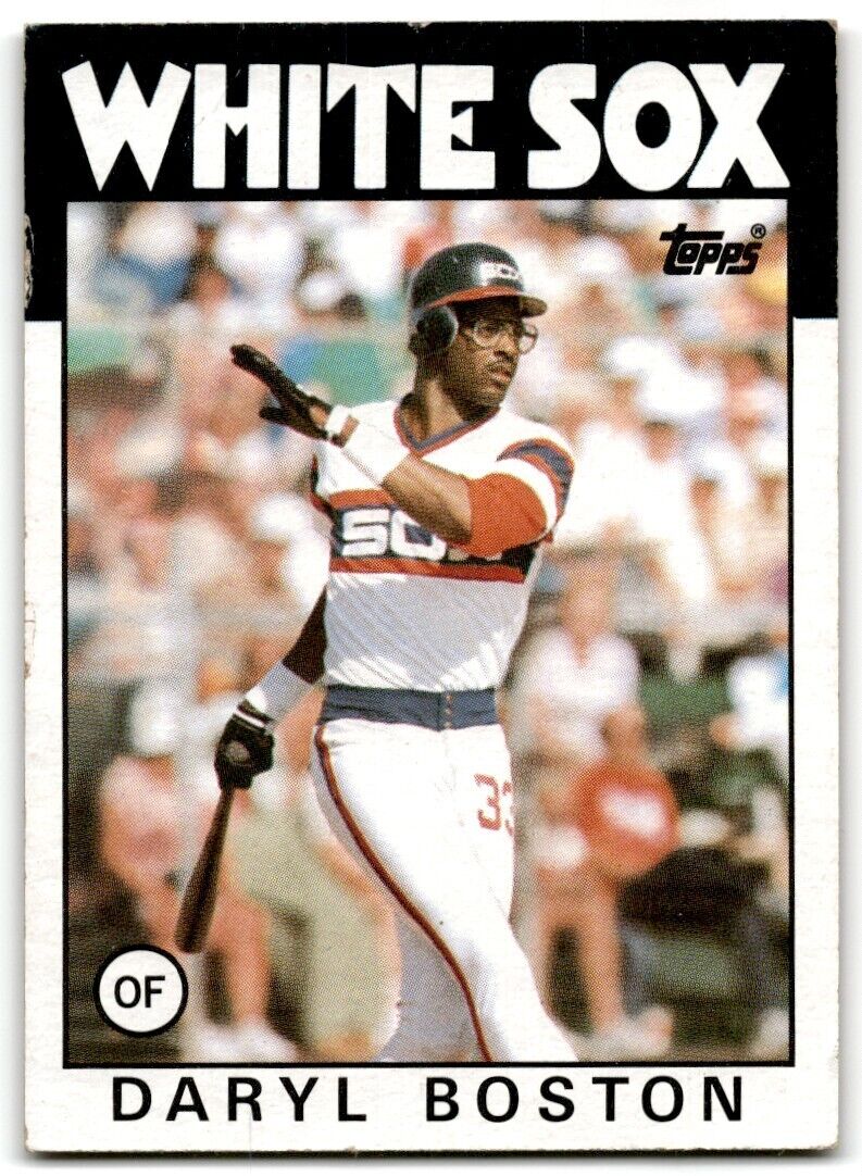 1986 Topps Daryl Boston Chicago White Sox #139