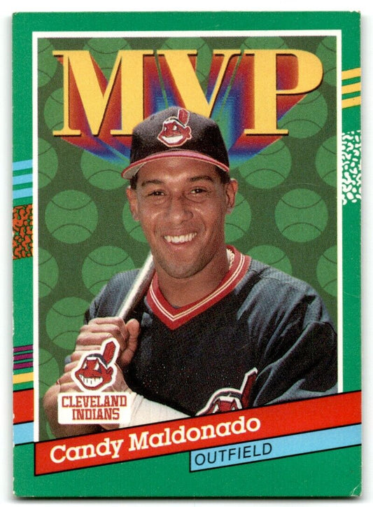 1991 Donruss Candy Maldonado Cleveland Indians #391