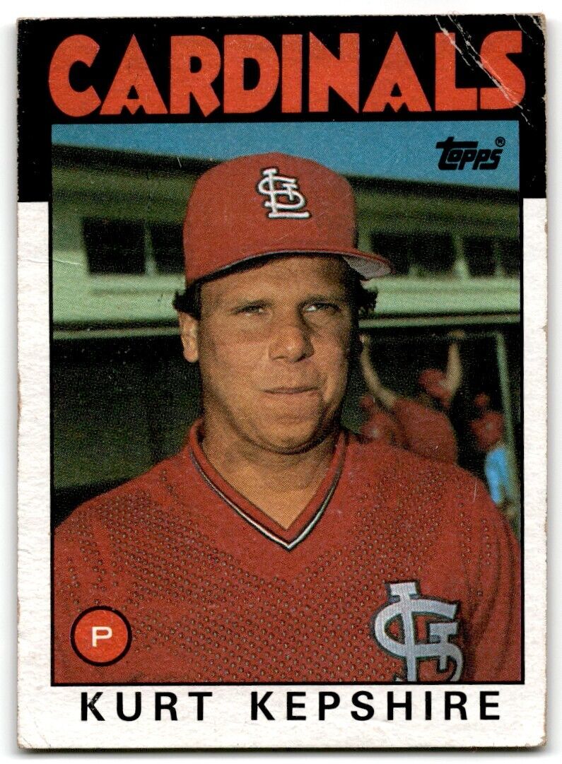 1986 Topps Kurt Kepshire St. Louis Cardinals #256