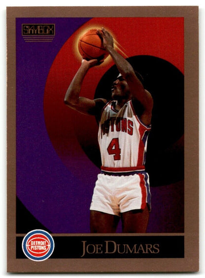 1990-91 SkyBox Joe Dumars Detroit Pistons #84