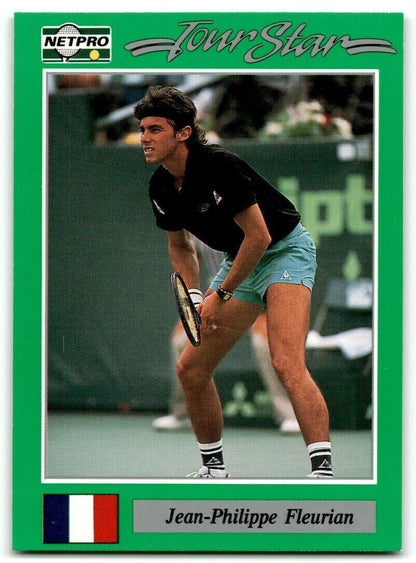 1991 Protennis player Cards Netpro Tour Star Jean-Philippe Flleurian #97