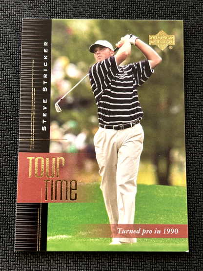 2001 Upper Deck Golf Card #180 Steve Stricker TT