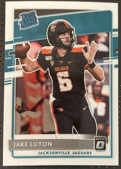 2020 Donruss Optic Jake Luton Rookie Jacksonville Jaguars #194