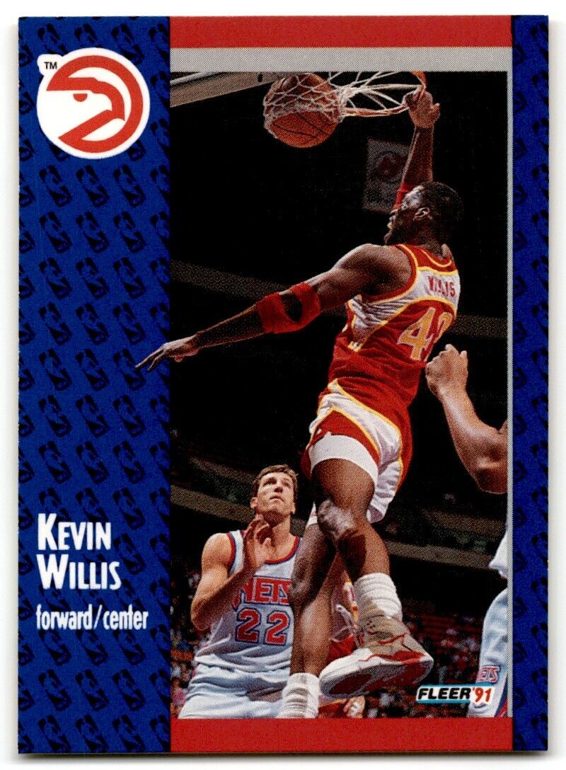 1991-92 Fleer Kevin Willis Atlanta Hawks #7