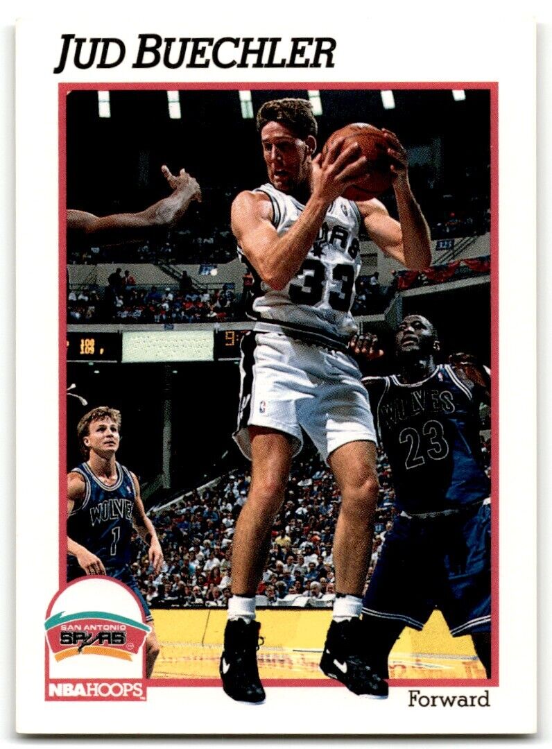 1991-92 Hoops Jud Buechler San Antonio Spurs #432