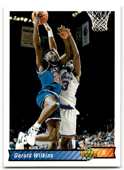 1992-93 Upper Deck Gerald Wilkins Cleveland Cavaliers #411