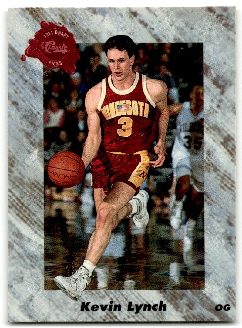 1991-92 Classic Kevin Lynch Rookie Minnesota Golden Gophers #166