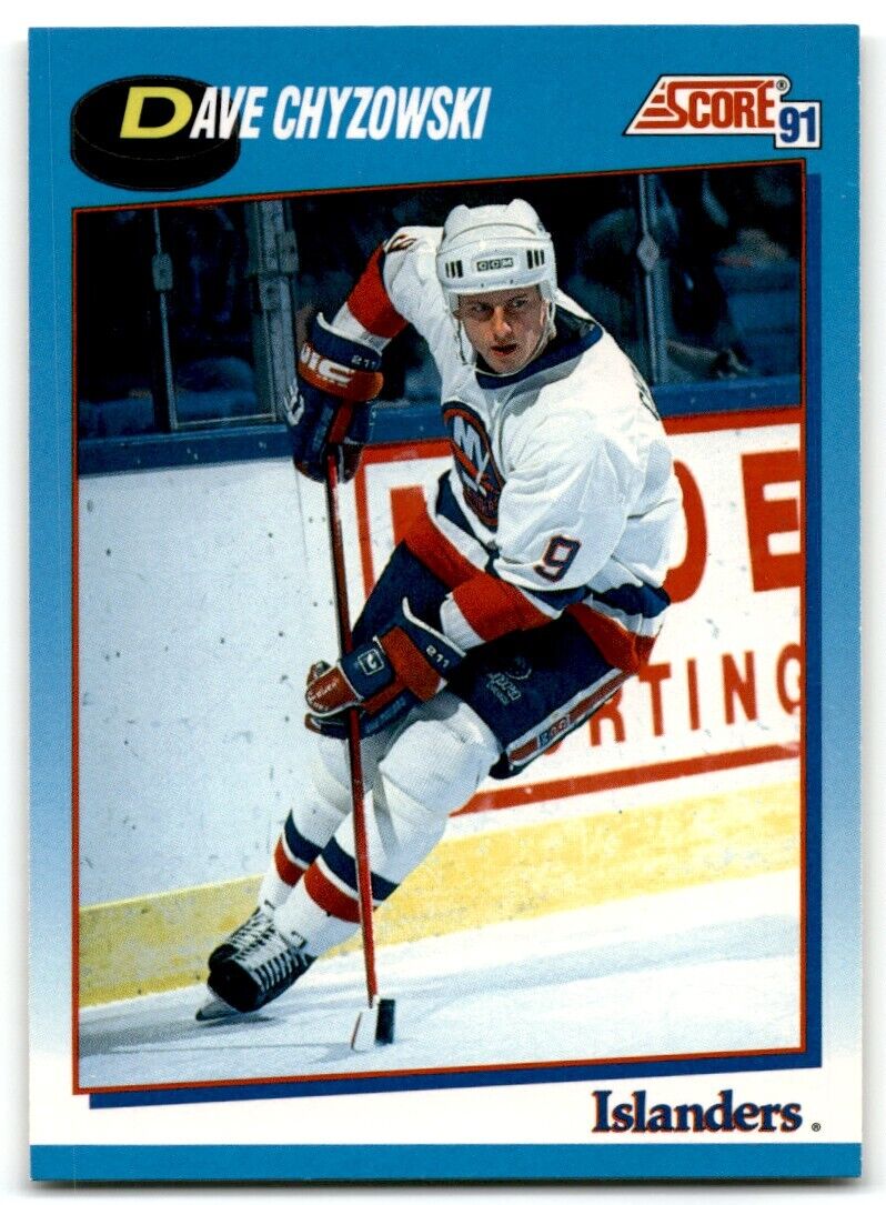 1991-92 Score Canadian Dave Chyzowski New York Islanders #443