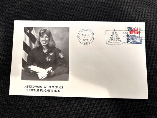 NASA Space Shuttle Astronaut Jan Davis STS-60 cover