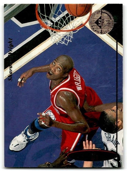 1995-96 SP Championship Series 1995 Sharone Wright Philadelphia 76ers #107