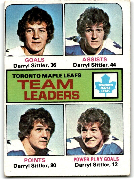 1975-76 Topps Darryl Sittler Toronto Maple Leafs #328