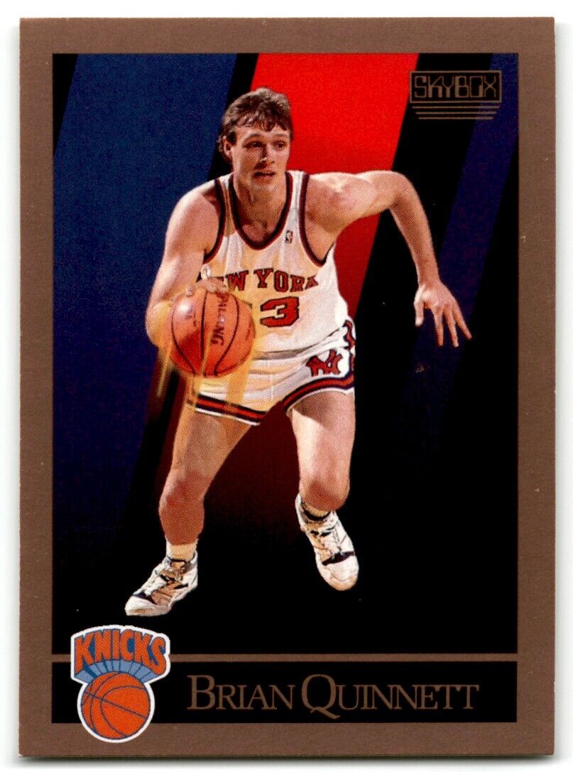 1990-91 SkyBox Brian Quinnett Rookie New York Knicks #192