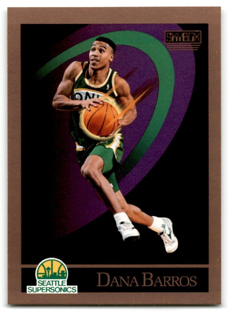 1990-91 SkyBox Dana Barros Rookie Seattle SuperSonics #263