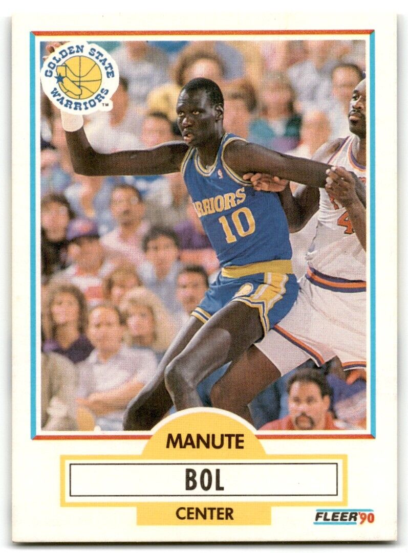 1990-91 Fleer Manute Bol Golden State Warriors #62