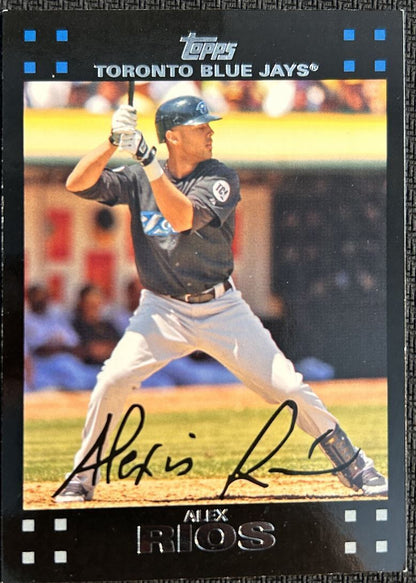 2007 Toppss Alex Rios Toronto Blue Jays #TOR12