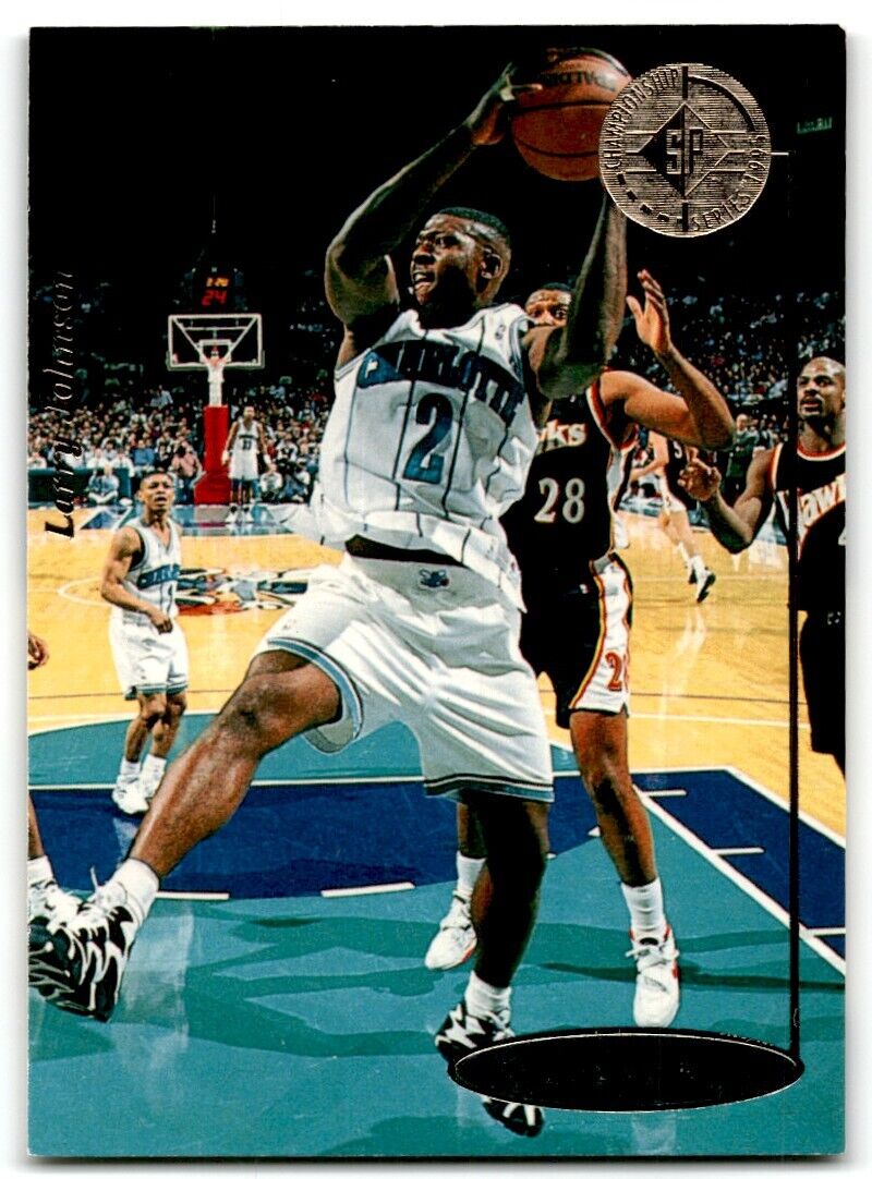 1995-96 SP Championship series 1995 Larry Johnson Charlotte Hornets #38