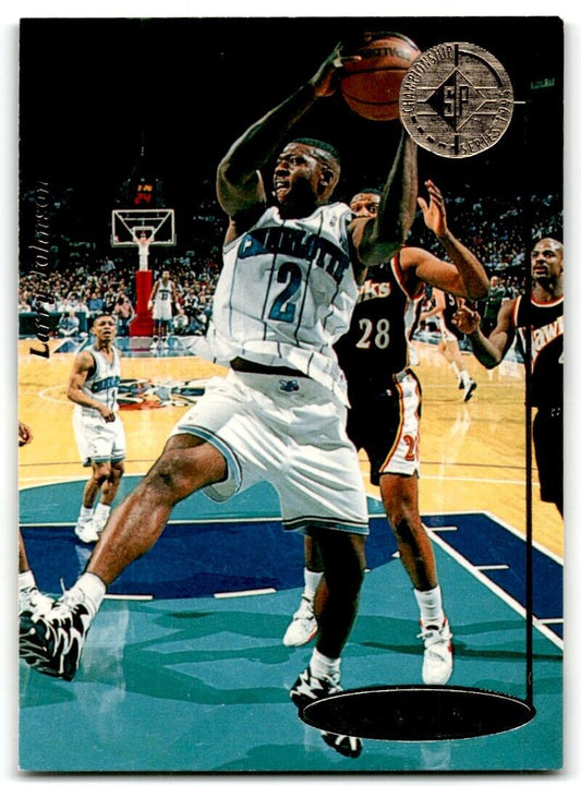 1995-96 SP Championship series 1995 Larry Johnson Charlotte Hornets #38