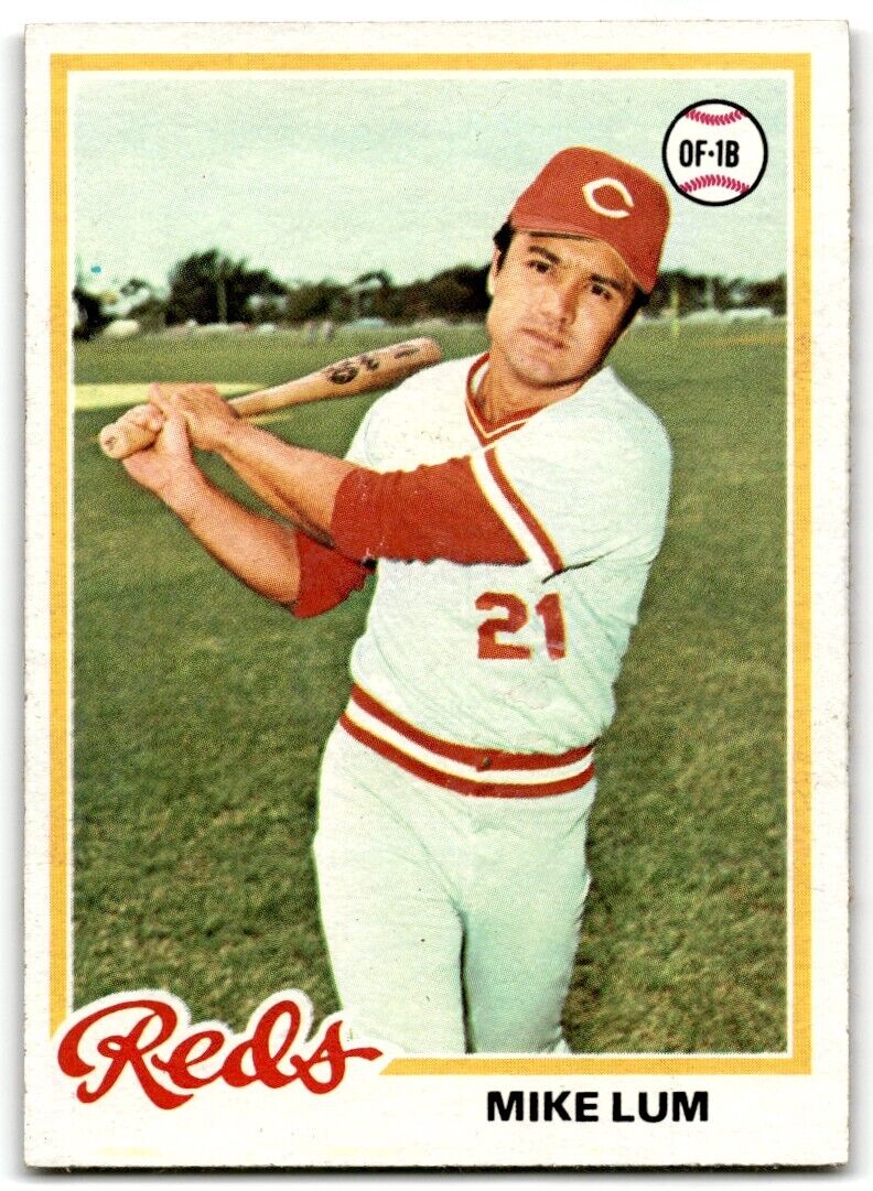 1978 Topps Mike Lum Cincinnati Reds #326