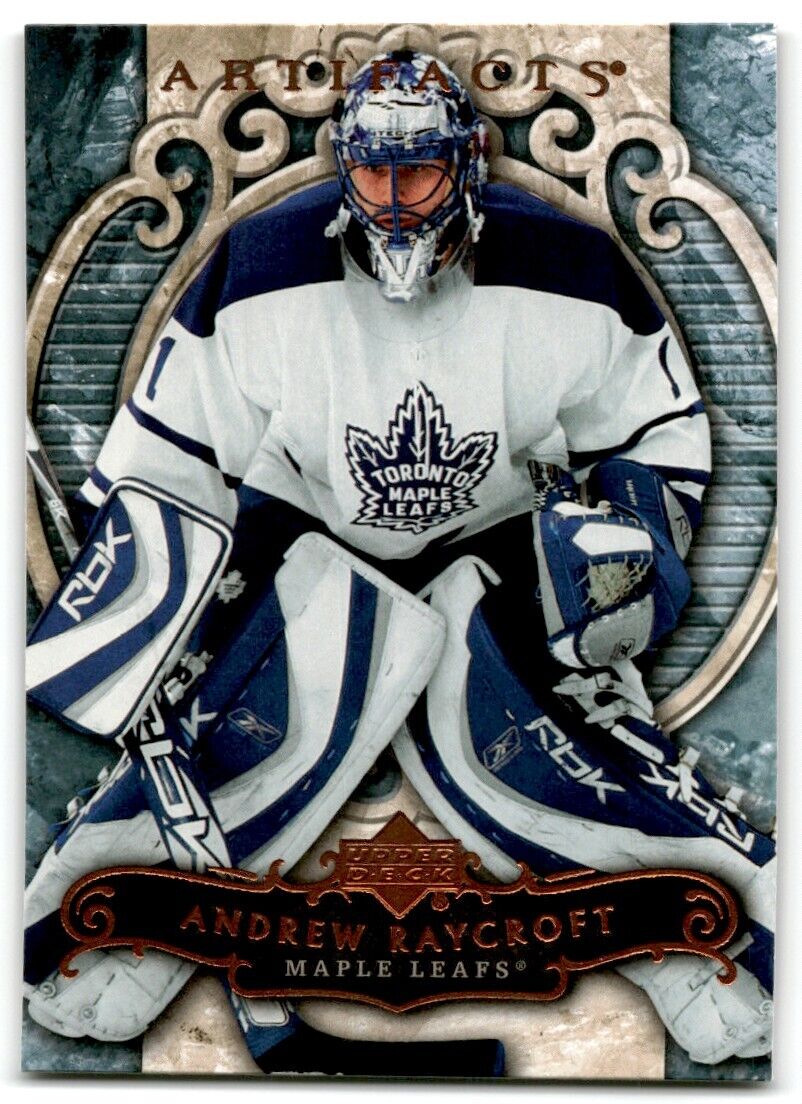 2007-08 Upper Deck Artifacts Andrew Raycroft Toronto Maple Leafs #29