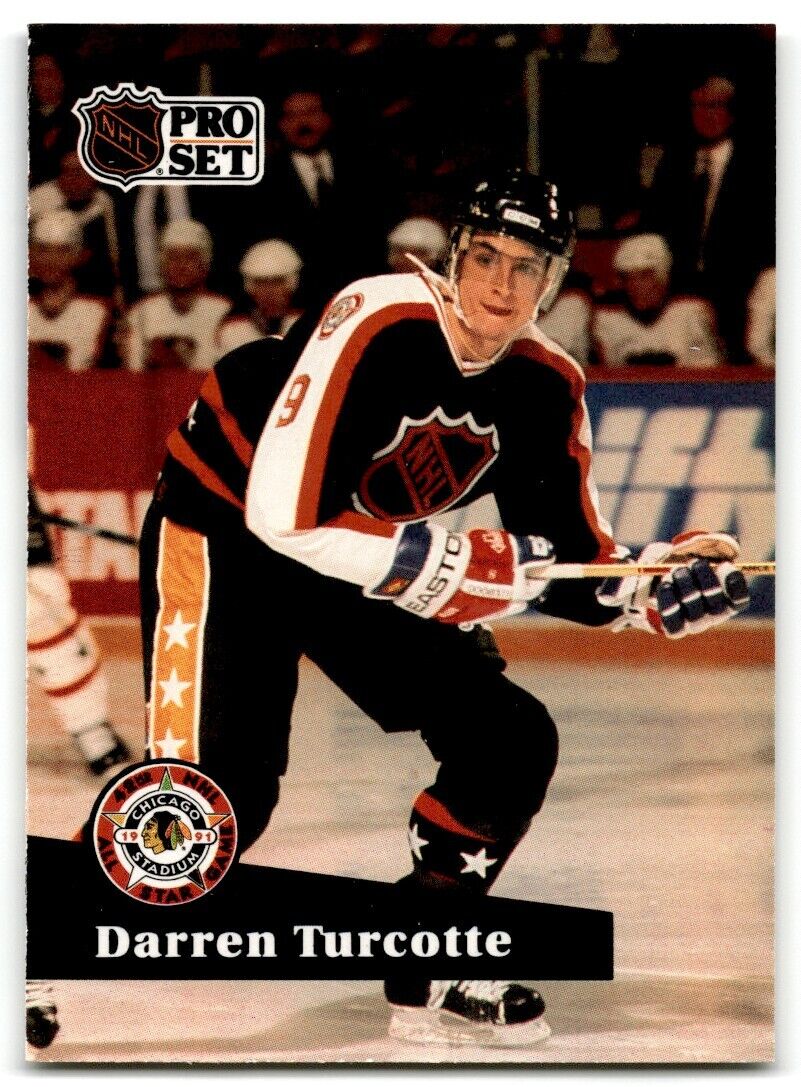 1991-92 Pro Set French Darren Turcotte New York Rangers #310