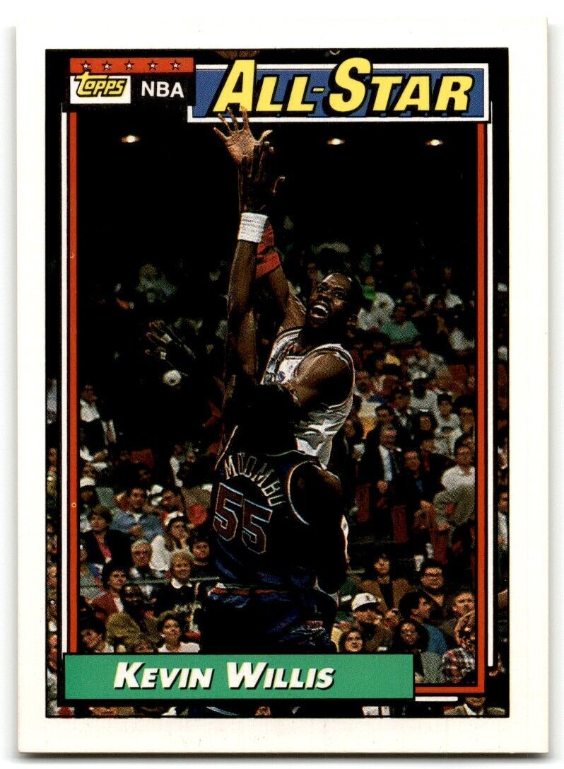 1992-93 Topps All-Star Kevin Willis Atlanta Hawks #109