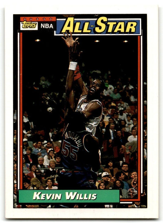 1992-93 Topps All-Star Kevin Willis Atlanta Hawks #109