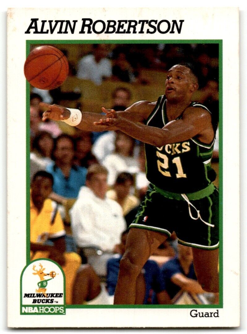 1991-92 Hoops Alvin Robertson Milwaukee Bucks #120