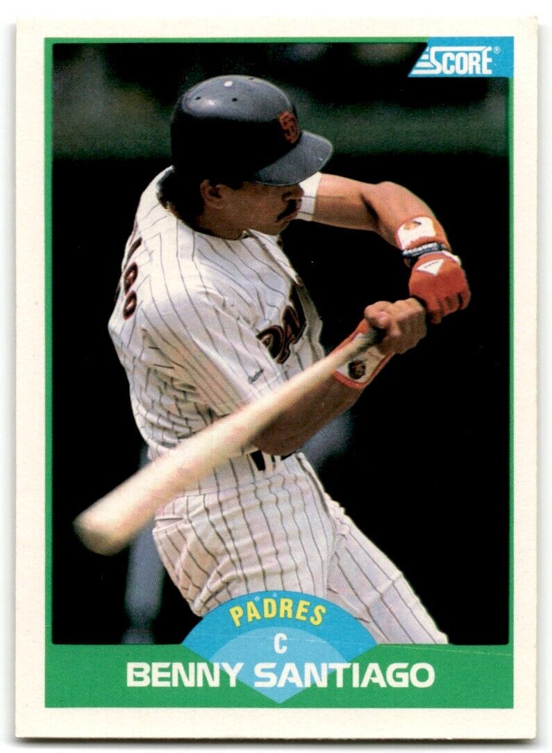 1989 Score Benny Santiago San Diego Padres #4