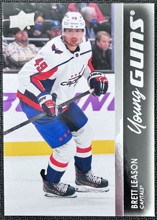 2021-22 Upper Deck Brett Leason Rookie Washington Capitals #703