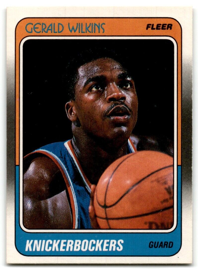 1988-89 Fleer Gerald Wilkins New York Knicks #84