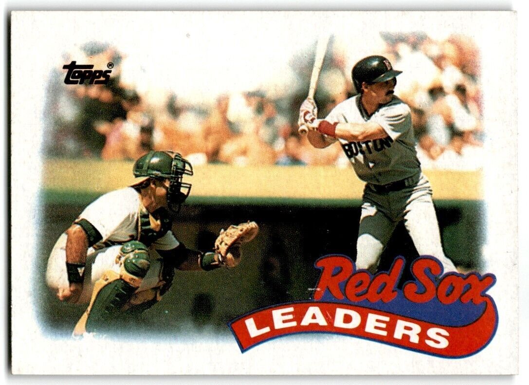 1989 Topps Red Sox Leaders - Jody Reed Boston Red Sox #321