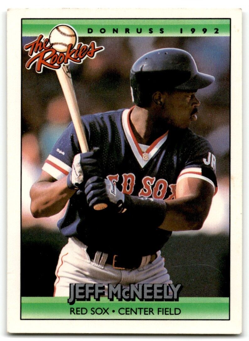 1992 Donruss The Rookies Jeff McNeely Boston Red Sox #75