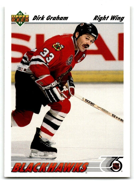 1991-92 Upper Deck Dirk Graham Chicago Blackhawks #271