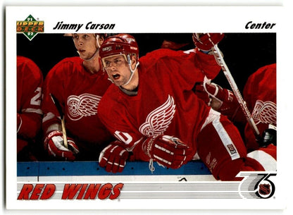 1991-92 Upper Deck Jimmy Carson Detroit Red Wings #161