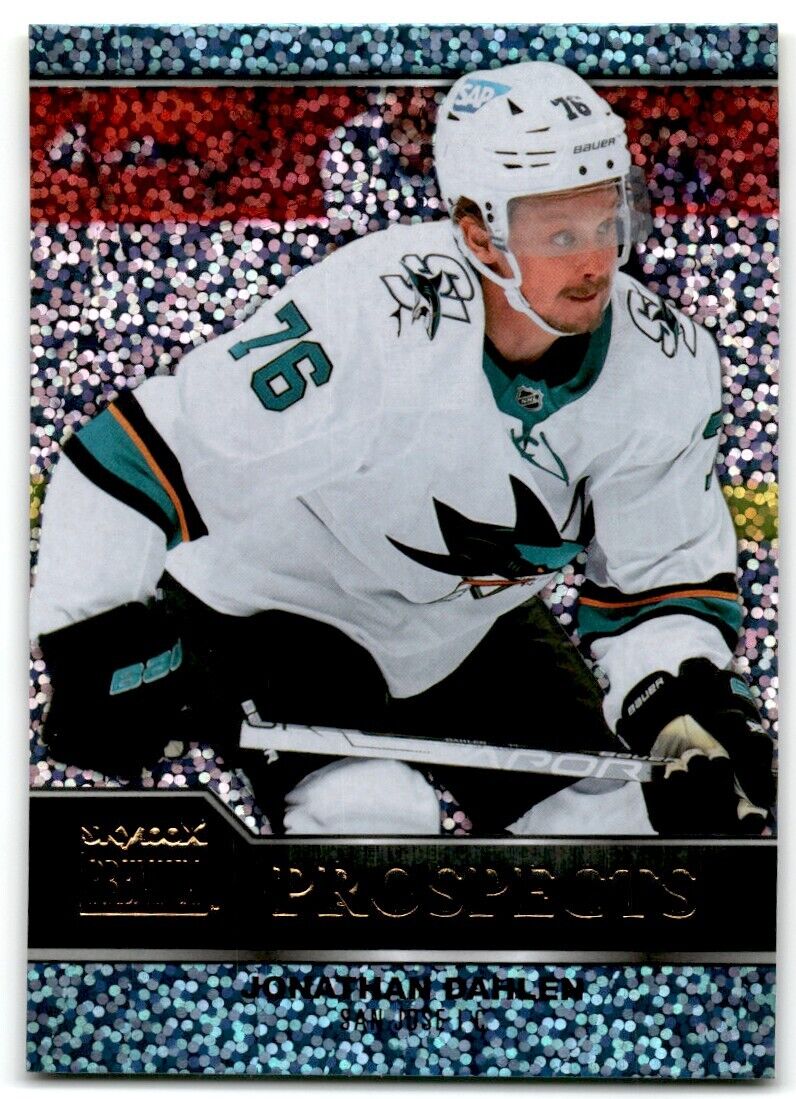 2021-22 Skybox Metal Universe Premium Prospects Jonathan Dahlen sapphire Rookie