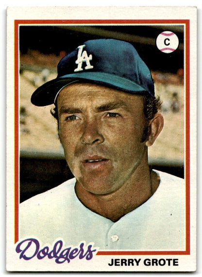 1978 Topps Jerry Grote Los Angeles Dodgers #464